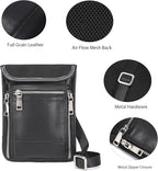LANNSYNE Leather Travel Wallet, Neck Wallet Travel Pouch and Passport Holder for Men and Women Keep Valuables Safe