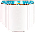 Blank Beer Can Coolers Sleeves (14-Pack) Soft Insulated Beer Can Cooler Sleeves - HTV Friendly Plain Can Sleeves for Soda Beer Cans & Bottles - Blanks for Vinyl Projects Wedding Favors & Gifts (White)