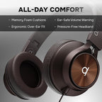 ARTIX Over Ear Headphones Wired with Microphone and Volume Control, Foldable Noise Isolating Headset with Deep Bass for School, Laptop, Computer, Chromebook, Tablet, Travel (3.5mm Jack)