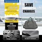 Uarition 14 inch Small Gym Bag for Men & Women, Mini Duffle Bag for Travel Sports, Lightweight Carry On Duffel Bag, Dark Grey