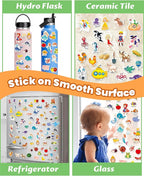 Walenced Reusable Sticker Book for Toddlers, Stickers for Kids, Toddler Sticker Book, Toddler Craft Activities, Toddler Travel Toys Boy Girl Birthday Gifts