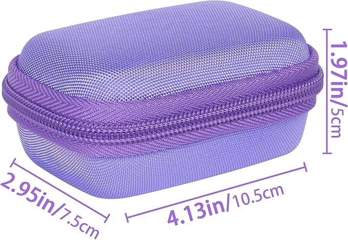 khanka Hard Travel Case Replacement with Anker 621 Nano Power Bank,5,000mAh Portable Charger,Case Only (Purple)