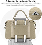 HYC00 Travel Duffel Bag,Carry-on Overnight Weekender Bags for Women,Sports Tote Gym Bag with Wet Pocket