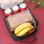 Lovoeo Lunch box Lunch bag for men women Insulated Lunchbox Lunch bags for Work Picnic Travel (Thicken hot red)