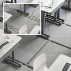 D-Line 6ft Floor Cord Cover, Cable Channel, Protect Cords, Prevent Trips - 0.63" W x 0.31" H - Gray