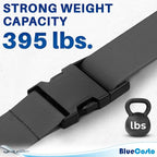 Luggage Straps for Suitcases - TSA Approved - Gray, 4 PK - Premium Nylon Belts for Suitcase, Briefcase & Travel Bag - Adjustable Strap Length 46" - 78"