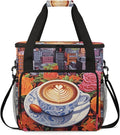 Coffee Maker Travel Bag Compatible with Keurig K-Mini, K-Mini Plus or Other Accessories, Portable Coffee Maker Case with Shoulder Strap for Travel(Bag Only)