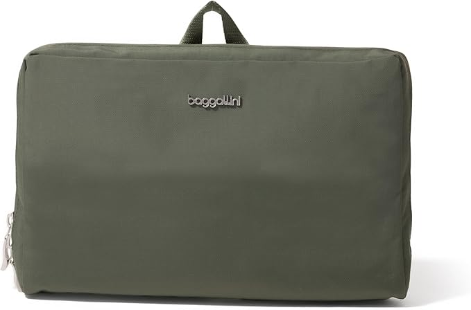 Baggallini Carryall Expandable Lightweight Travel Tote 22" Packable Folding Compact Nylon Washable Weekender w/Luggage Sleeve