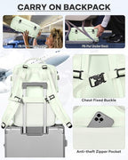 coofay Vacuum Backpack Travel with Pump Vacpack Travel Backpack with Vacuum System Compression Backpacks