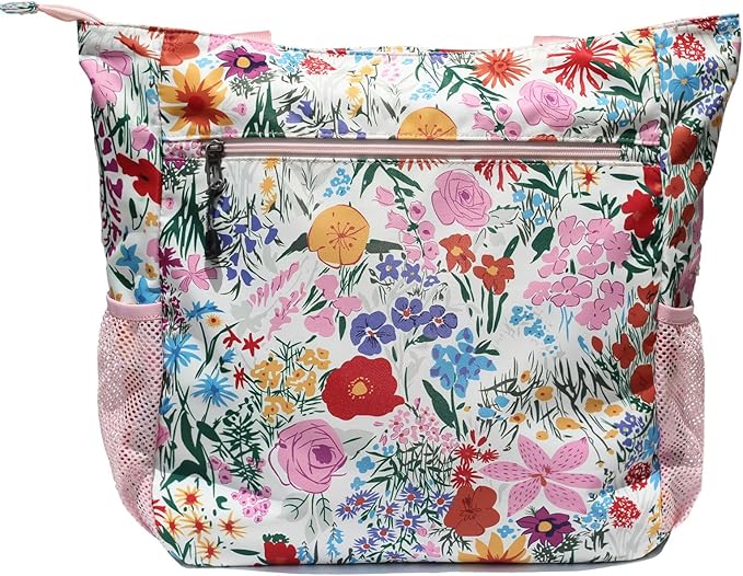 Original Floral Water Resistant Large Tote Bag Shoulder Bag for Gym Beach Travel Daily Bags Upgraded