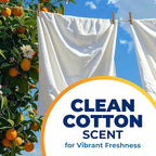 ARM & HAMMER Power Sheets Laundry Detergent Plus OxiClean Stain Fighters, Clean Cotton Scent, 52 Count, 104 Medium Loads
