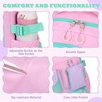 Kids Backpack, Backpack for Girls for Elementary School Multiple Pockets Ages 6-10(Pink)