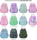 mibasies Girls Backpack 5-8: Lightweight Kids Backpacks for Girls - Girl Bookbag for Elementary School - Flower Unicorn