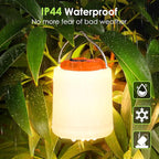 BOBKID LED Camping Lantern, Rechargeable Camping Light, 4 Modes Outdoor Flashlights Lanterns with 1000LM, Water Resistant Portable Emergency Camp Light for Hurricane Hiking Survival Kits - Orange
