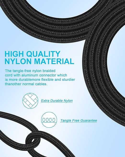 iPhone 17e Charger Cable 10 Feet for Apple 17 Air 16e 16 15 Pro Max/Pro/Plus, Android Charger Cable 10Ft, USB A to USB C Fast Charging Cord Car Play Moto Usbc Power Wire with Usba End Car Carplay