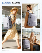 WONHOX Large Travel Backpack Carry on Flight Approved Laptop Work Business Backpack for Women Men Mochila de Viaje