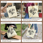 ANNA QUEEN Cat Tote Bag Shoulder Bag Handle Bag for Gym Yoga Picnic Beach Kitchen Reusable
