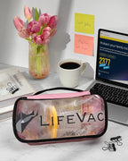 LifeVac Pink Travel Kit - Portable Suction Rescue Device, First Aid Kit for Kids and Adults, Portable Airway Suction Device for Children and Adults