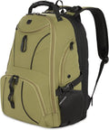 SWISSGEAR 1900 ScanSmart TSA Laptop Backpack Fits 17 Inch Laptop with RFID Protection and Tablet Pocket, Olive Branch, 19-Inch