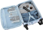 Bioworld Disney Stitch & Angel Ice Cream Blue 20" Adult Softside Rolling Luggage