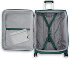 Samsonite UpLIFT Lightweight Medium Checked Softside Luggage with Spinner Wheels - Expandable - Airline-Approved, Polyester Soft Suitcase for Ultra Light Travel - Emerald Green