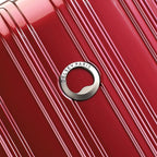 DELSEY PARIS Helium Aero Hardside Expandable Luggage with Spinner Wheels, Brick Red, Checked-Large 28 Inch