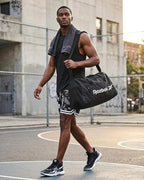 Reebok Duffle Bag - Lightweight Unisex Carry On Gym Bag - Travel and Sports Duffel Bags for Men and Women, Denver - Black