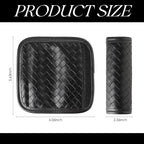 Luggage Handle Wraps -Suitcase Handle Wraps Travel Bag Handle Covers Suitcase Identifier Luggage Makers Covers(3Pcs-Black)