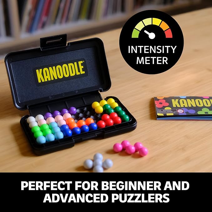 Educational Insights Kanoodle - 3D Brain Teaser Puzzles for Kids, Spatial Puzzle Games for Adults, Teens and Kids, Problem Solving Toys and Logic Puzzles, Single Player Games (Pack of 2)