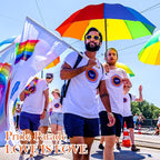 12 Pc Rainbow Umbrella Portable Tri Folded Pride Umbrella Windproof Compact Rain Parasol for Travel Beach Wedding Party