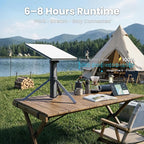 Starlink Mini Battery Pack 45000mAh 166Wh, 6–8H Runtime, All-in-One Tripod Power, IP67 Waterproof, USB-C PD Fast Charging for Camping RV Off-Grid
