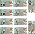 DROK Buck Converter 12V to 5V 10pcs, Mini DC Adjustable Voltage Regulator 4.5-24V to 5V, Step Down Converter 3A