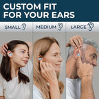 Peace&Quiet PQ Wax Ear Plugs for Sleeping - 30 Silicone Wax Earplugs for Sleeping and Swimming, Gel Ear Plugs for Noise Cancelling, Sleeping Earplugs, Sound Blocking Level of 32 Db, Color: Blue