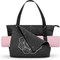 Gonex Yoga Mat Bag, Yoga Gym Bag Tote Bag with Multi Pockets For Women Men, Canvas Yoga Mat Carrier Take in Out Mat Easily For Pilates Travel Workout Office