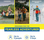 Adventure Medical Kit Ultralight/Watertight Medical Kit .7 - Up to 3 People, Up to 3 Days - Includes Bandages, Blister Essentials & More - Perfect for Hiking, Biking & Climbing