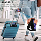 Dazzling Neon Triangle Digital Gemstone Comfortable Wraps Luggage Tags Handles Wrap Grips for Suitcases