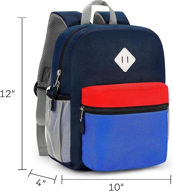 mibasies Toddler Backpack for Boys 2-4: Preschool Backpacks for Boys - Cute Kids Backpack