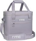 RTIC Ultra-Tough Soft Cooler 30 Can, Insulated Bag Portable Ice Chest Box for Lunch, Beach, Drink, Beverage, Travel, Camping, Picnic, Car, Trips, Floating Cooler Leak-Proof with Zipper