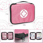 305Pcs Car First Aid Kit Refill Supplies for Business Home First Aid Emergency Kits for Office Business Compact Lovely Bag for Outdoor Activities Skating Boating