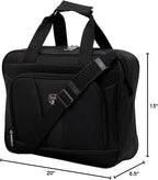 Travelers Club 3 Piece Bowman Luggage Set, Black Carry