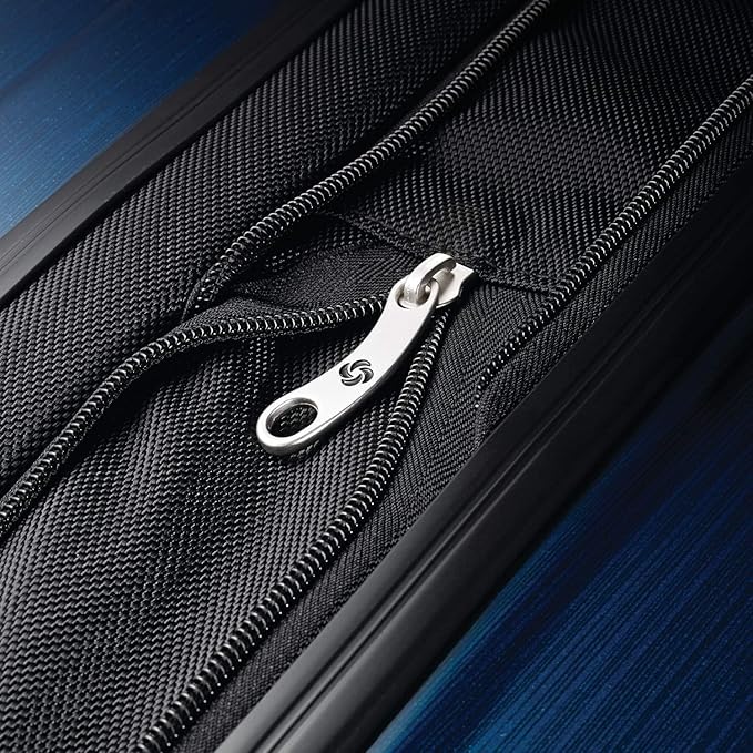 Samsonite Winfield 2 Hardside Expandable Luggage with Spinner Wheels, Deep Blue, Checked-Large 28-Inch