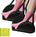 Airplane Foot Hammock, 2-Pack Travel Essentials Foot Rest for Plane Travel with Adjustment Strap, Long Flight Must Haves