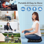 Inflatable Seat Cushion, Portble Airplane Travel Cushion, Pressure Relief Seat Cushion, Comfort Orthopedics Pain Pressure Relief Cushion,Adjustable Bubble,for Wheelchair,Car,Office,Home (36-Point)