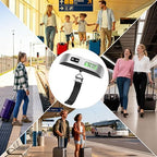 Digital Luggage Scale for Travel, Hanging Suitcase Weight Scale with High Accuracy ±0.35oz/10g, 110lb/50kg Capacity, Backlit Display, Auto-Lock, Portable Bag Scale to Prevent Overweight Fees
