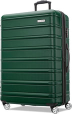 Samsonite Omni 2 Hardside 2 Piece Set - Includes Global Carry-On & Medium Checked Suitcases - 360° Dual Spinner Wheels - Integrated TSA Lock & Expansion - Amazon Exclusive - Emerald Green