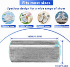 2Pcs Reusable Shoe Washing Machine Bag for Washer and Dryer:Free Up Hands, Prevent Deformation,shoe bag with Zipper Protection Design, Use for all Shoes,Sports Shoes