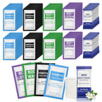 30 Pcs 5-IN-1 Hotel Soaps and Toiletries Bulk Set,5-Piece Set 0.35 oz each Packets Shampoo,Conditioner, Body Wash and Lotion,0.53 oz Soap Mini Travel Size Toiletries Supplies kit for Guests,Homeless