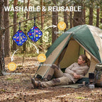 Rquite 2 Pcs Pee Cloth, Pee Cloth for Women Hiking, Soft & Absorbent Pee Rag, Reusable Toilet Paper Washable, Wipes After Female Urination, Women Travel Camping Backpacking Essentials