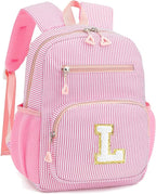 Mini Toddler Backpack for Girls 2-4, Cute Personalized Preschool Kindergarten Backpack for Kids Birthday Gifts (Pink L)