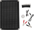 20W Solar Panel Portable Water Fast Charge Solar Charger PD Dual Output USB Foldable Solar Power Charger for Outdoor Activities Monocrystalline Silicon ABS 32x21.5cm